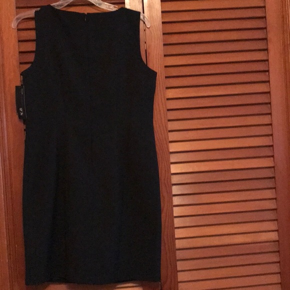 Sleeveless Black Sheath Dress - Picture 2 of 4